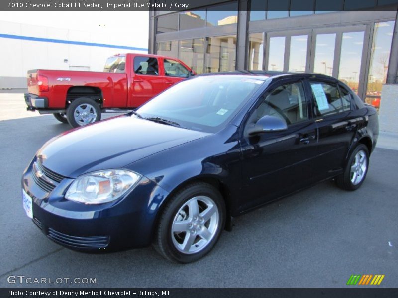 Imperial Blue Metallic / Gray 2010 Chevrolet Cobalt LT Sedan