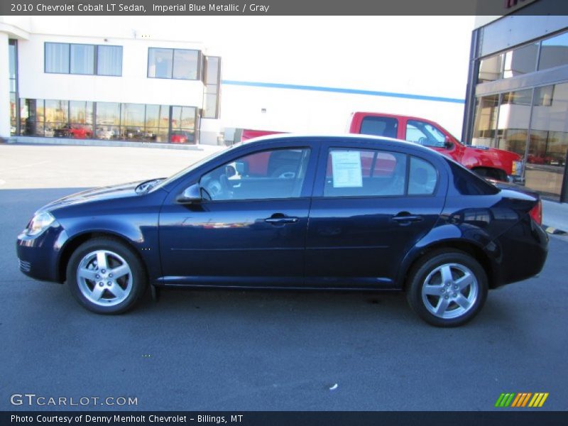 Imperial Blue Metallic / Gray 2010 Chevrolet Cobalt LT Sedan