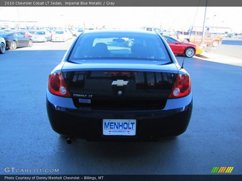 Imperial Blue Metallic / Gray 2010 Chevrolet Cobalt LT Sedan