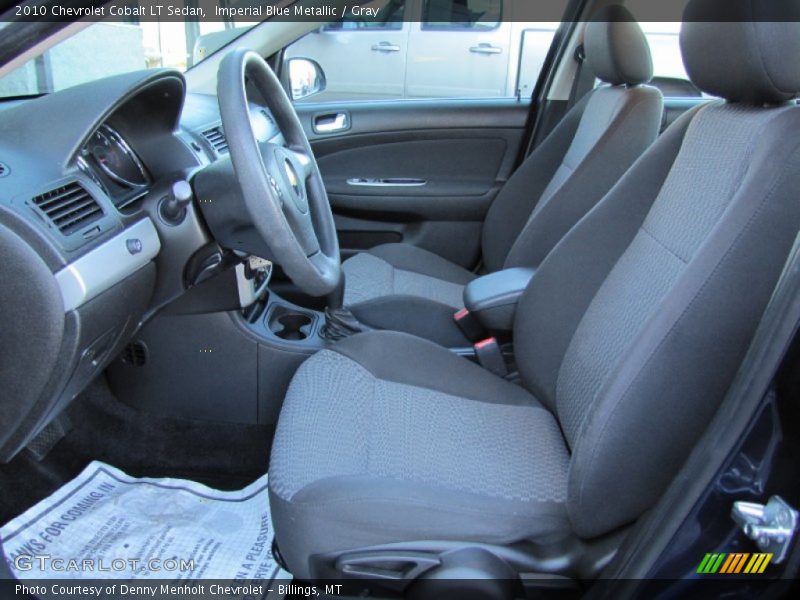 Imperial Blue Metallic / Gray 2010 Chevrolet Cobalt LT Sedan
