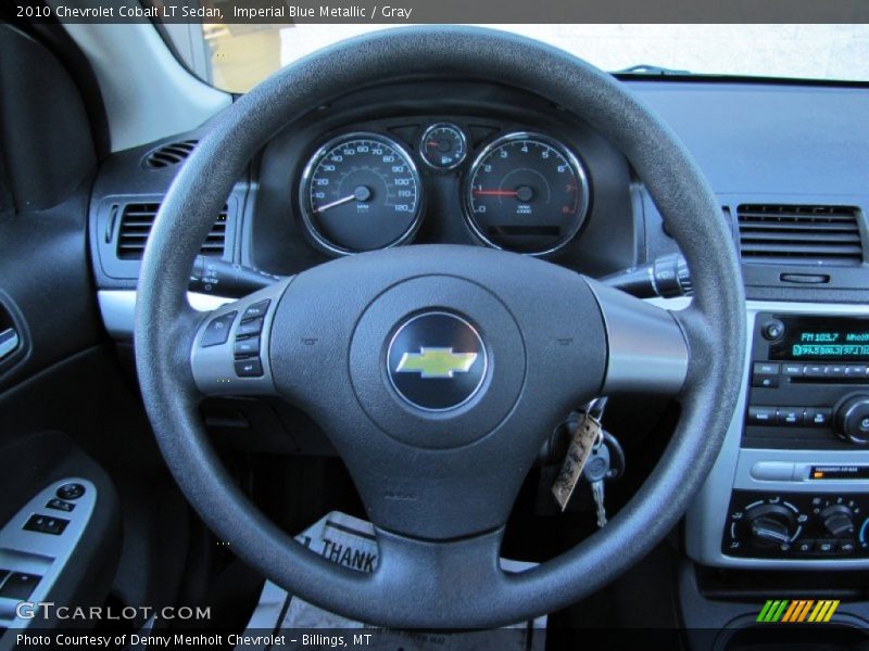 Imperial Blue Metallic / Gray 2010 Chevrolet Cobalt LT Sedan