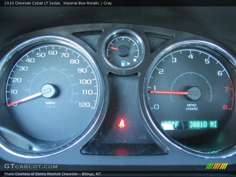 Imperial Blue Metallic / Gray 2010 Chevrolet Cobalt LT Sedan