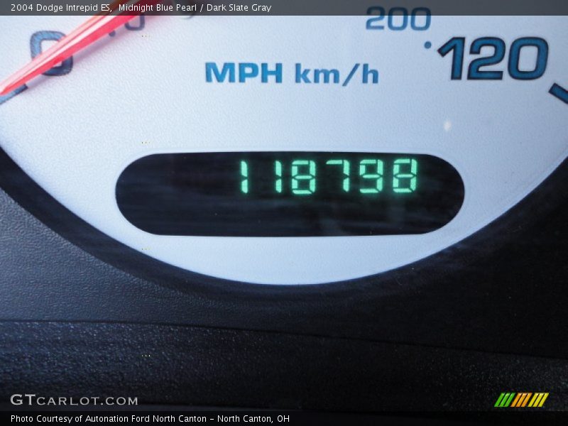 Midnight Blue Pearl / Dark Slate Gray 2004 Dodge Intrepid ES
