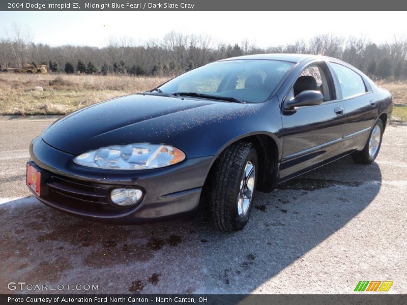 Midnight Blue Pearl / Dark Slate Gray 2004 Dodge Intrepid ES