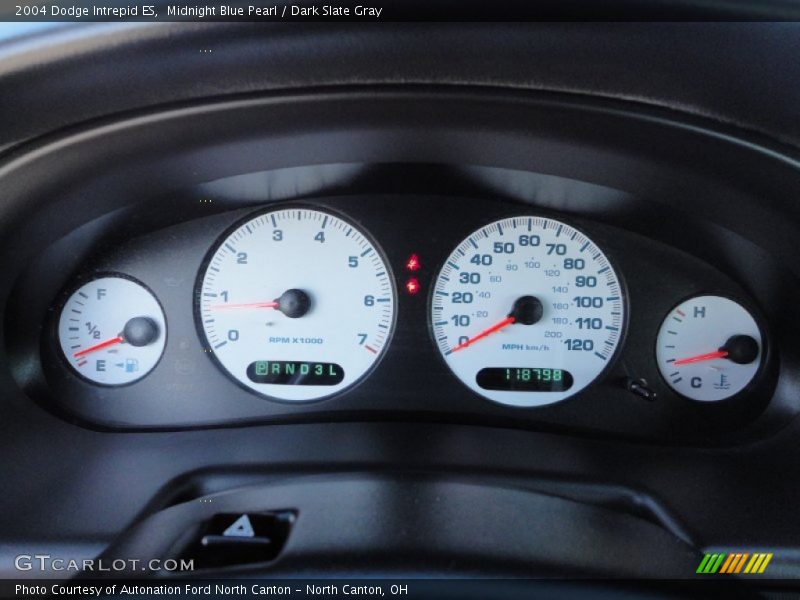 Midnight Blue Pearl / Dark Slate Gray 2004 Dodge Intrepid ES