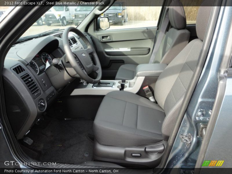 Steel Blue Metallic / Charcoal Black 2012 Ford Escape XLT