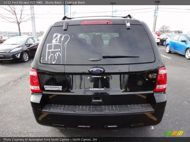 Ebony Black / Charcoal Black 2012 Ford Escape XLT 4WD
