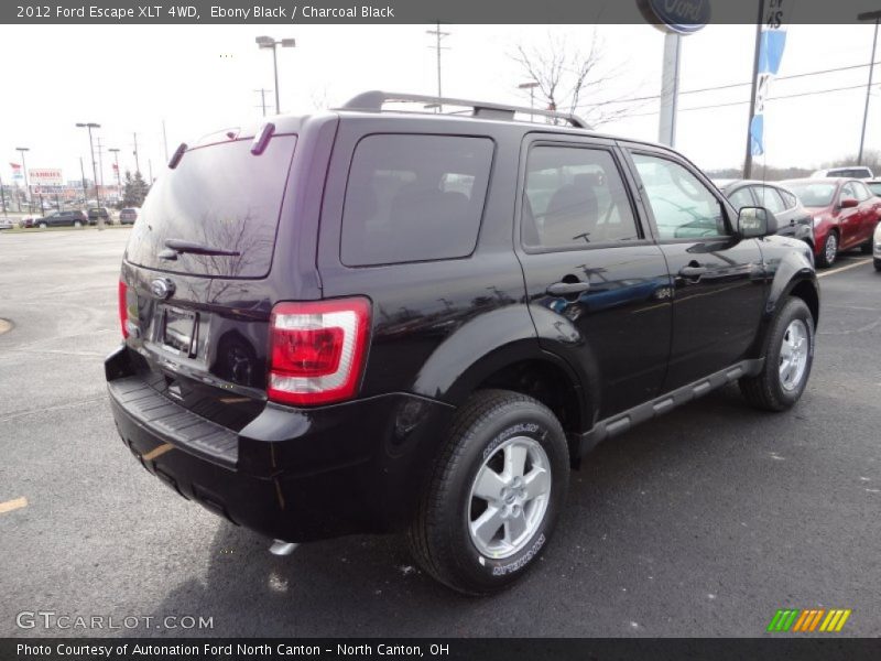 Ebony Black / Charcoal Black 2012 Ford Escape XLT 4WD