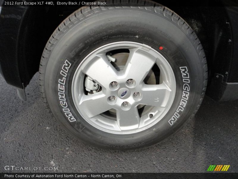 Ebony Black / Charcoal Black 2012 Ford Escape XLT 4WD