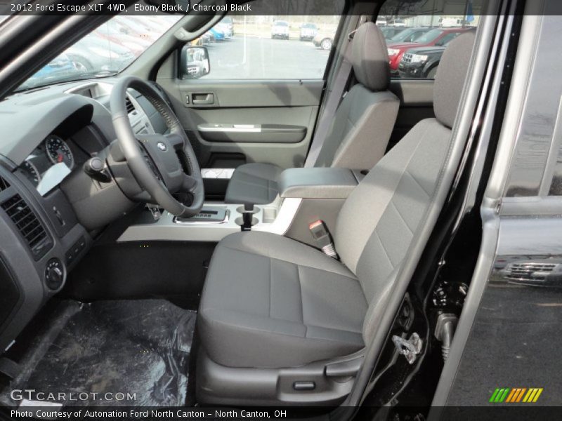 Ebony Black / Charcoal Black 2012 Ford Escape XLT 4WD