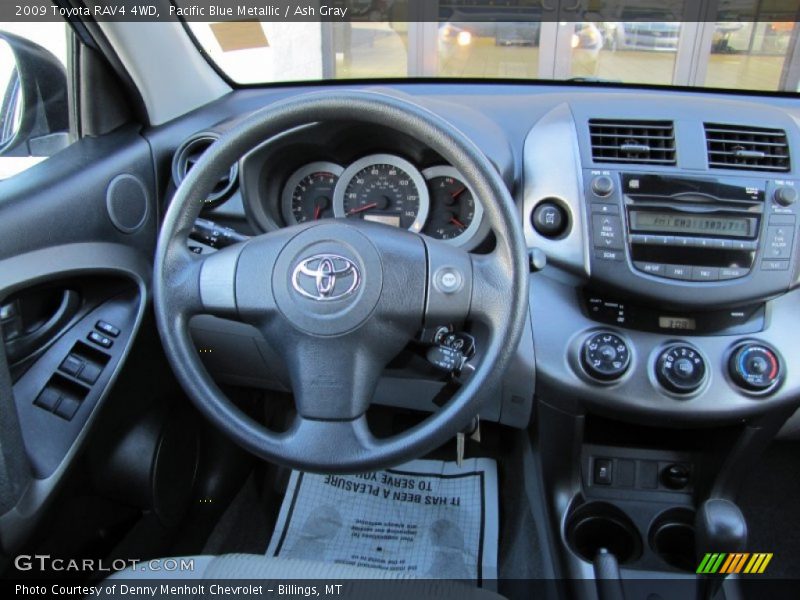 Pacific Blue Metallic / Ash Gray 2009 Toyota RAV4 4WD