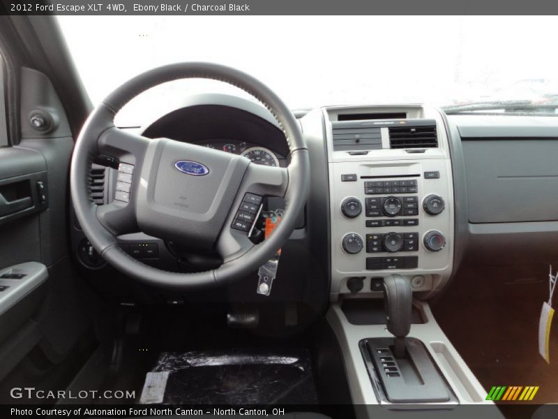 Ebony Black / Charcoal Black 2012 Ford Escape XLT 4WD