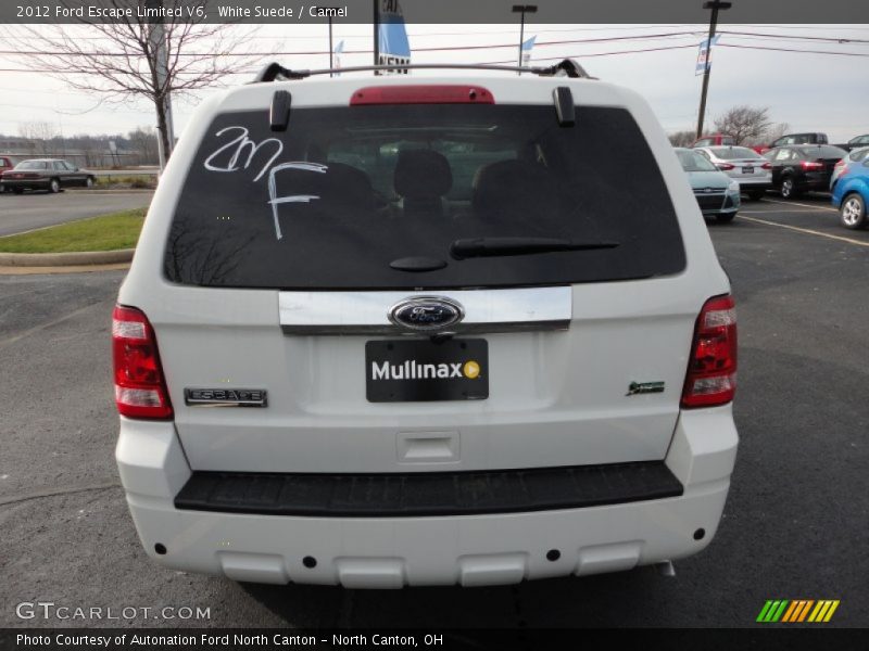 White Suede / Camel 2012 Ford Escape Limited V6