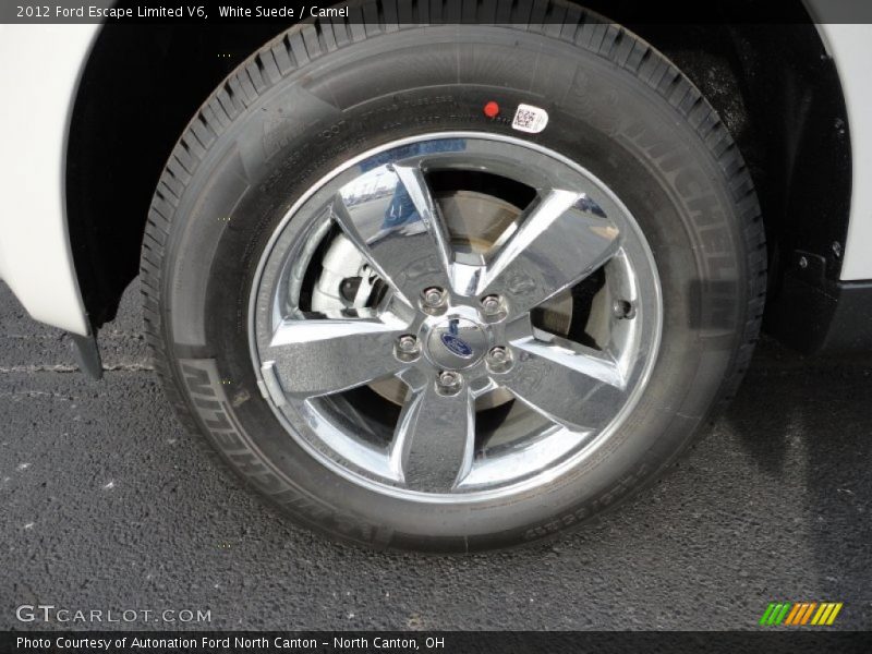 White Suede / Camel 2012 Ford Escape Limited V6