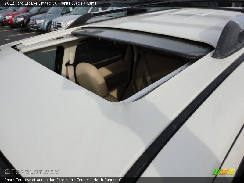 White Suede / Camel 2012 Ford Escape Limited V6