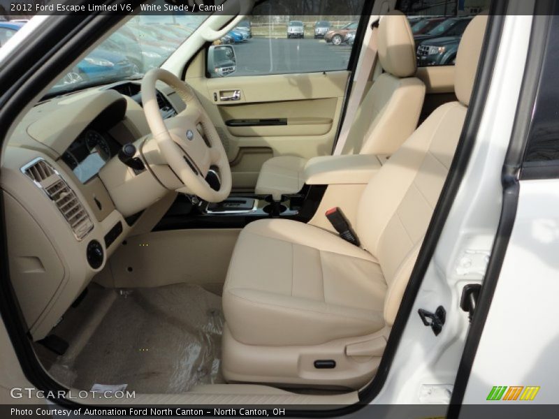 White Suede / Camel 2012 Ford Escape Limited V6