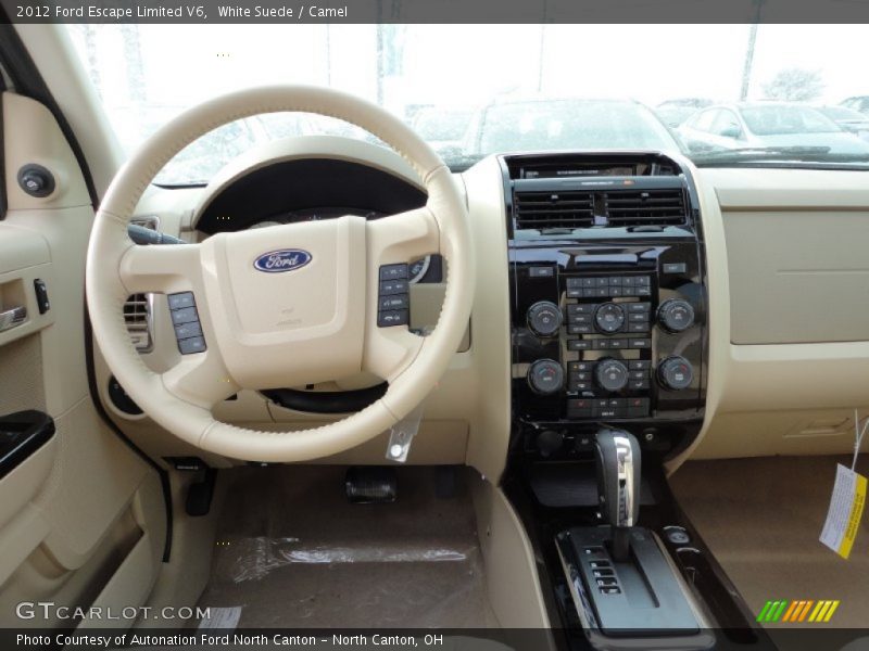 White Suede / Camel 2012 Ford Escape Limited V6