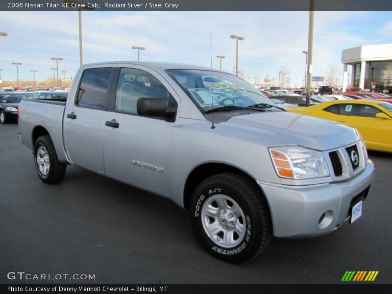 Radiant Silver / Steel Gray 2006 Nissan Titan XE Crew Cab