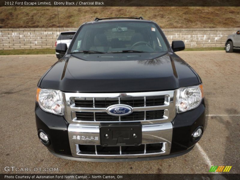 Ebony Black / Charcoal Black 2012 Ford Escape Limited