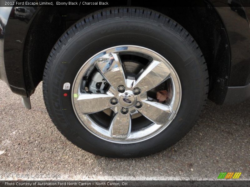 Ebony Black / Charcoal Black 2012 Ford Escape Limited