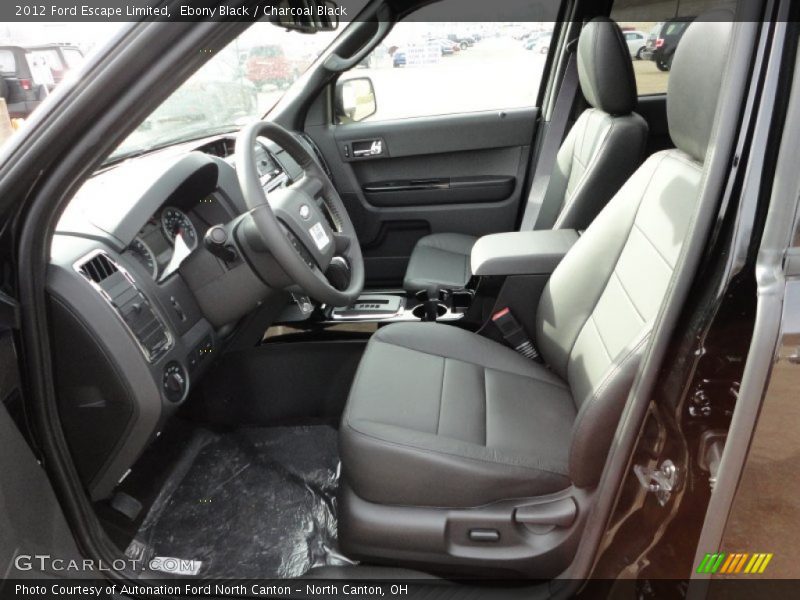 Ebony Black / Charcoal Black 2012 Ford Escape Limited