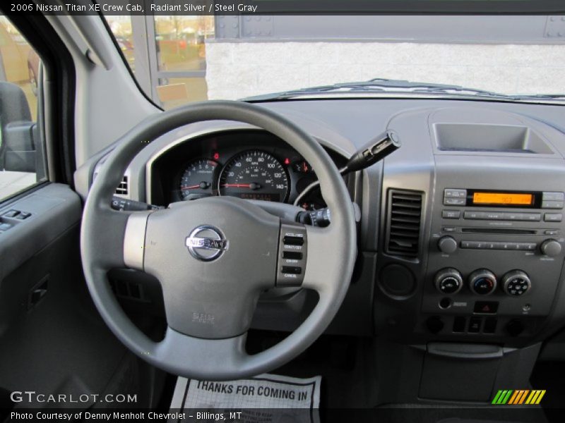 Radiant Silver / Steel Gray 2006 Nissan Titan XE Crew Cab