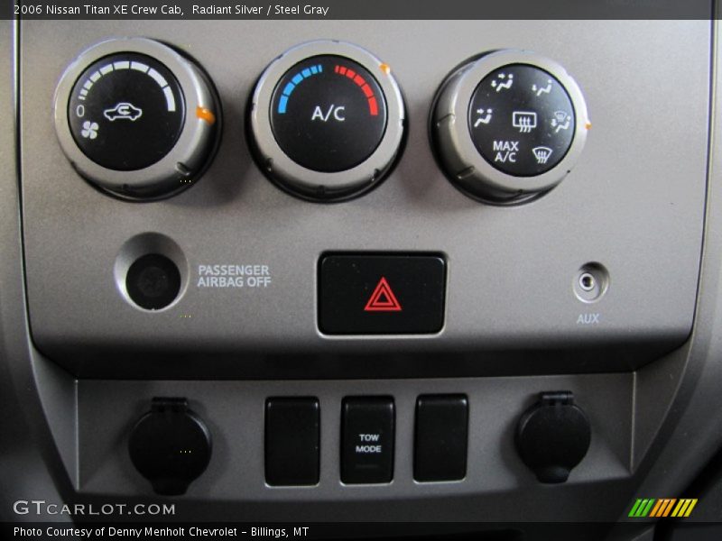 Controls of 2006 Titan XE Crew Cab