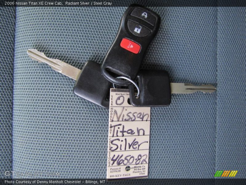 Keys of 2006 Titan XE Crew Cab