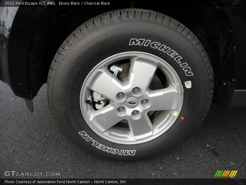 Ebony Black / Charcoal Black 2012 Ford Escape XLT 4WD