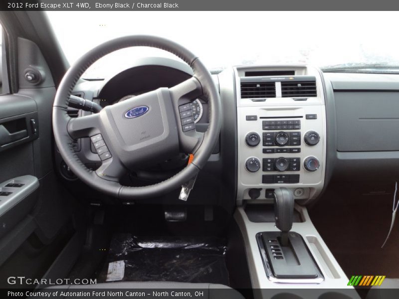 Ebony Black / Charcoal Black 2012 Ford Escape XLT 4WD