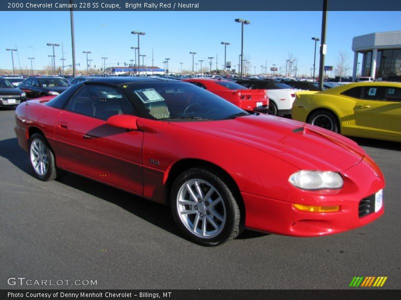 Front 3/4 View of 2000 Camaro Z28 SS Coupe