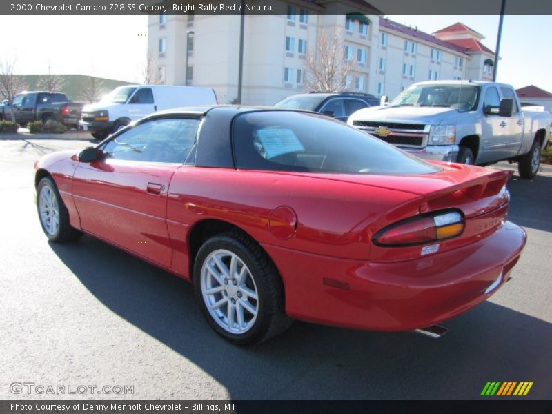  2000 Camaro Z28 SS Coupe Bright Rally Red