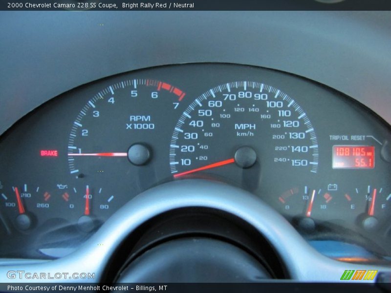  2000 Camaro Z28 SS Coupe Z28 SS Coupe Gauges