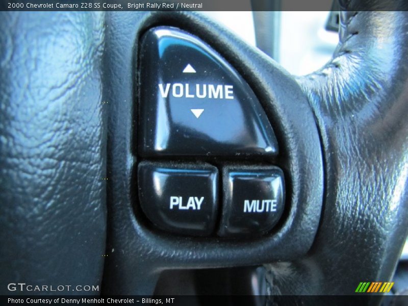 Controls of 2000 Camaro Z28 SS Coupe