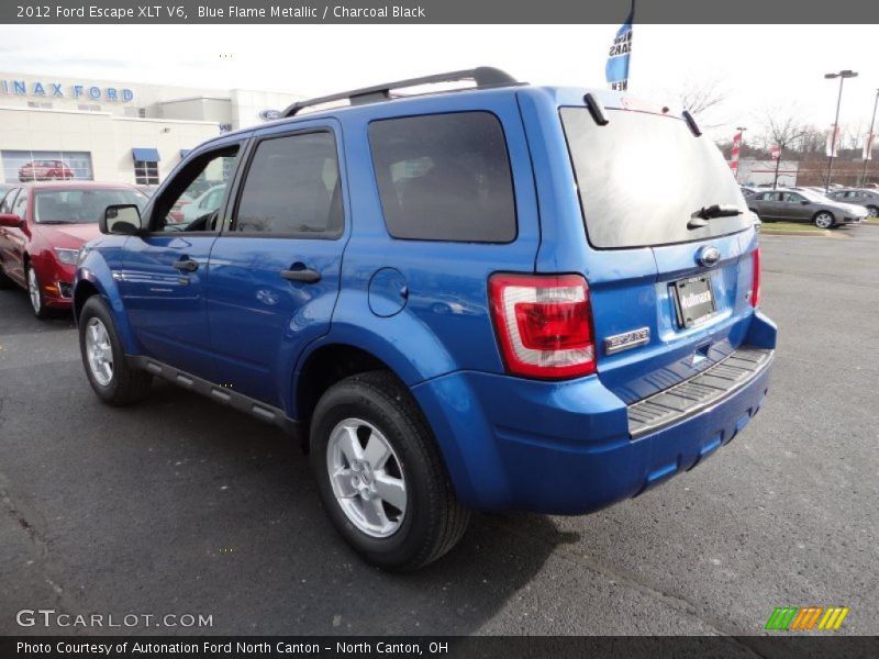 Blue Flame Metallic / Charcoal Black 2012 Ford Escape XLT V6