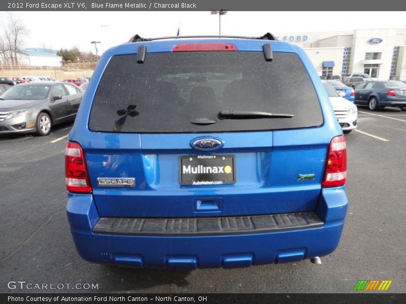 Blue Flame Metallic / Charcoal Black 2012 Ford Escape XLT V6