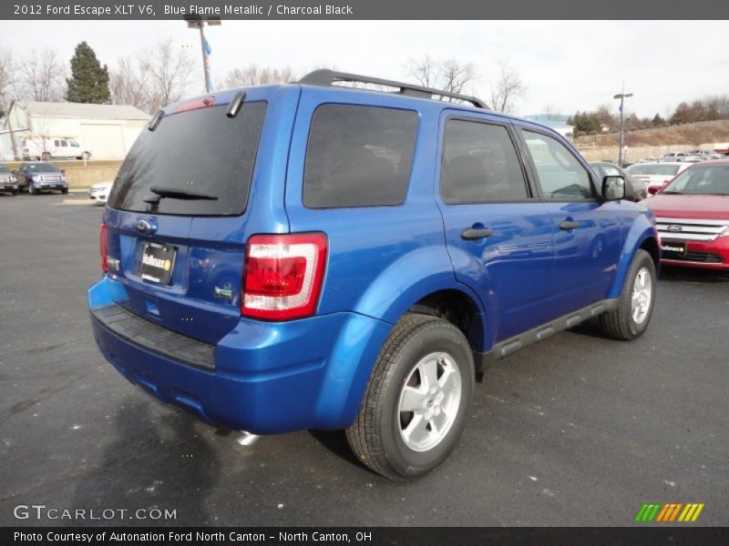 Blue Flame Metallic / Charcoal Black 2012 Ford Escape XLT V6