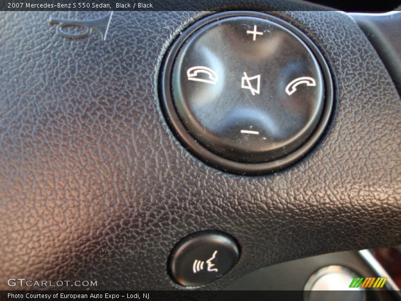 Black / Black 2007 Mercedes-Benz S 550 Sedan