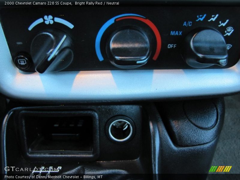 Controls of 2000 Camaro Z28 SS Coupe