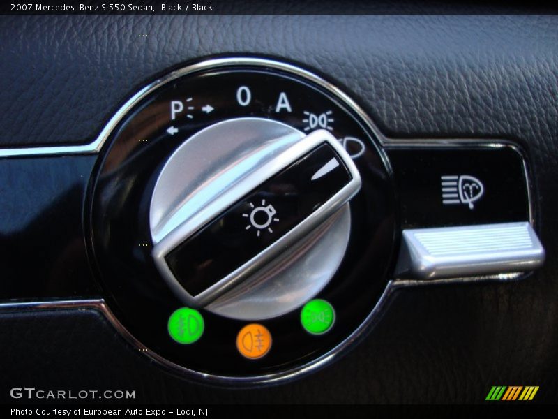 Black / Black 2007 Mercedes-Benz S 550 Sedan