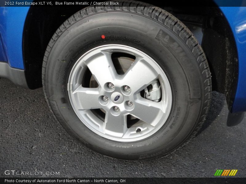 Blue Flame Metallic / Charcoal Black 2012 Ford Escape XLT V6