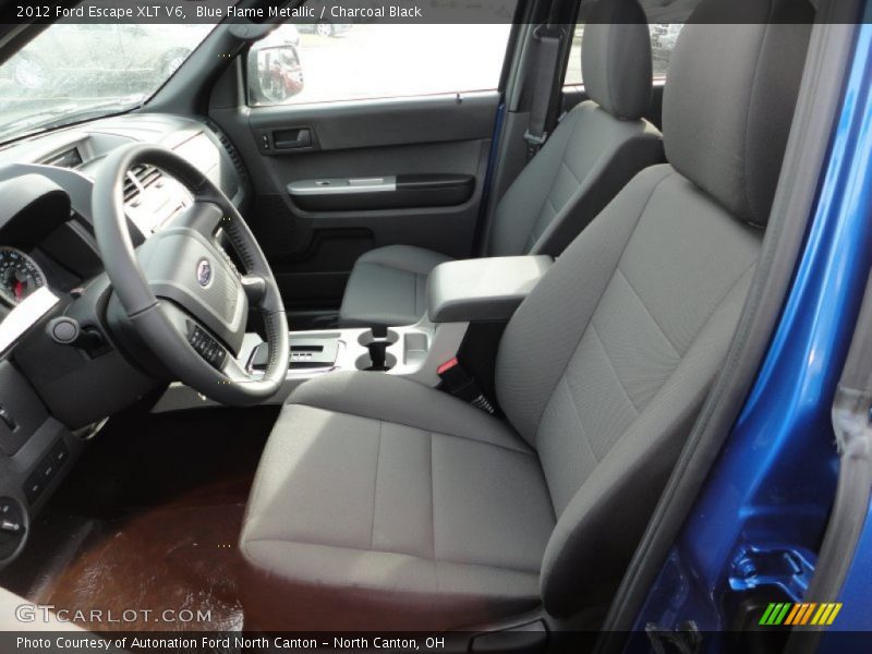 Blue Flame Metallic / Charcoal Black 2012 Ford Escape XLT V6