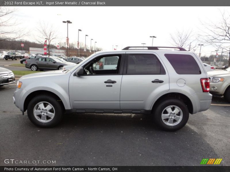 Ingot Silver Metallic / Charcoal Black 2012 Ford Escape XLT