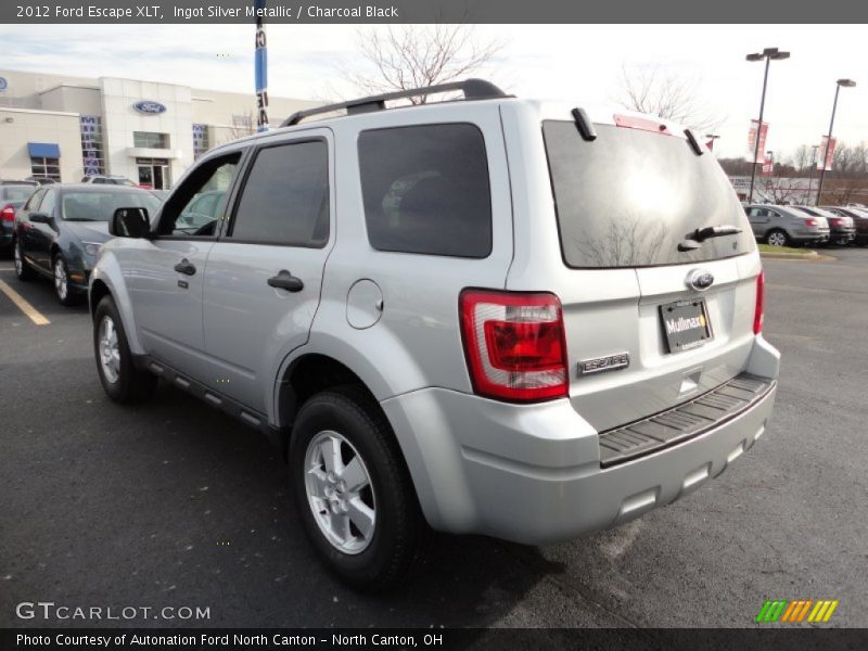 Ingot Silver Metallic / Charcoal Black 2012 Ford Escape XLT