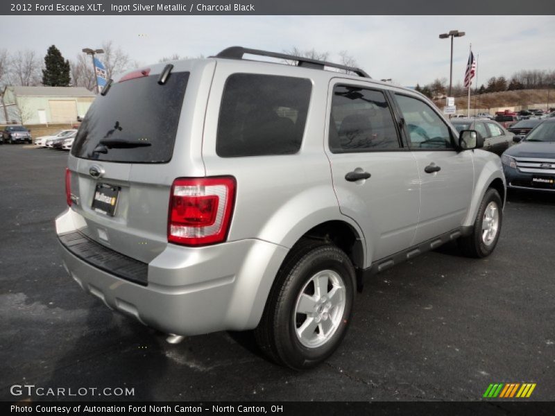 Ingot Silver Metallic / Charcoal Black 2012 Ford Escape XLT