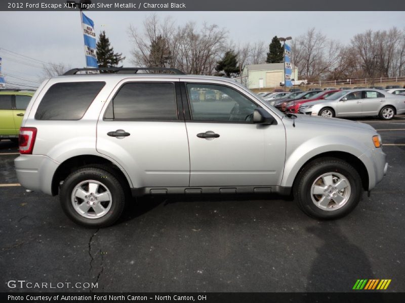 Ingot Silver Metallic / Charcoal Black 2012 Ford Escape XLT