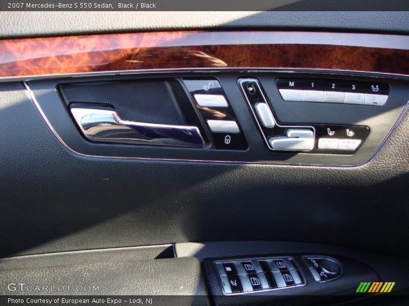 Black / Black 2007 Mercedes-Benz S 550 Sedan