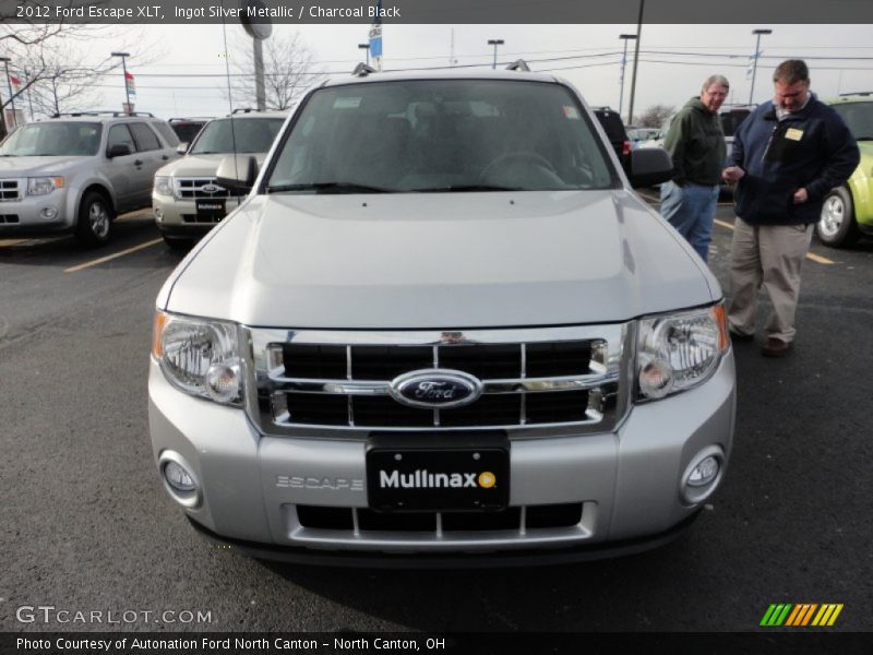 Ingot Silver Metallic / Charcoal Black 2012 Ford Escape XLT