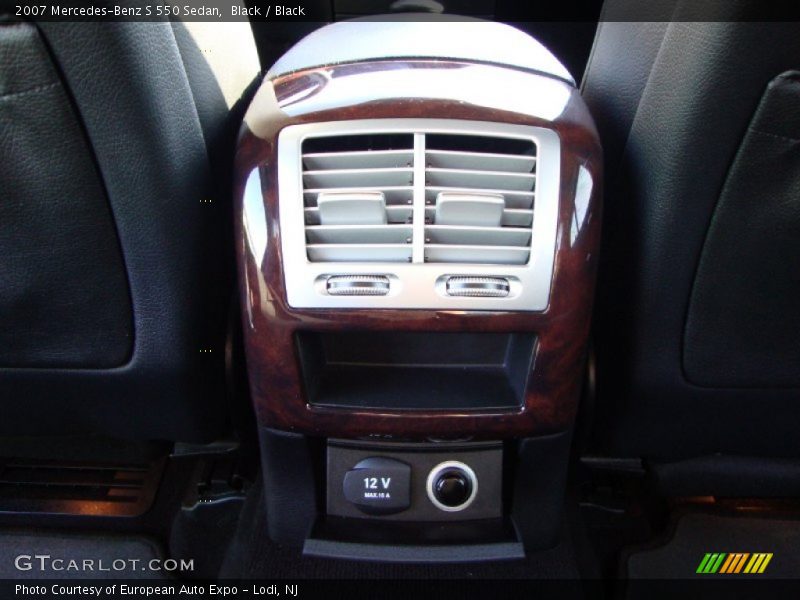 Black / Black 2007 Mercedes-Benz S 550 Sedan