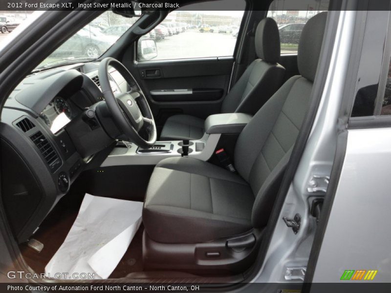 Ingot Silver Metallic / Charcoal Black 2012 Ford Escape XLT